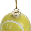 Tennis Ball Glass Christmas Ornament - 3 of 4