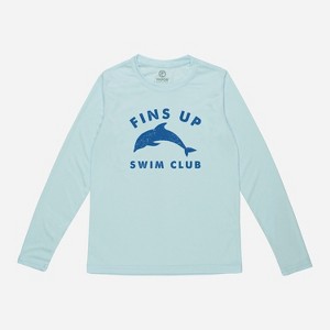 Vapor Apparel UPF 50+ UV Sun Protection Toddler Long Sleeve Rash Guard Swim Shirt - 1 of 4