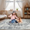 COZONY Washable Area Rug Runner, Vintage Print, Non-Slip Stain Resistant Mat Carpet, Foldable Low Pile for Living Room Bedroom Dining Room - 4 of 4
