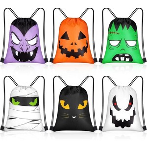 Sport Drawstring Bags Bulk, Waterproof Backpacks for Team Sports, Beach, Party Favors & Gym Use, Multi-Pack - 1 of 4