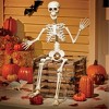 Collections Etc 3-Foot Posable Skeleton Halloween Decoration 12 X 4 X 36 White - 2 of 3