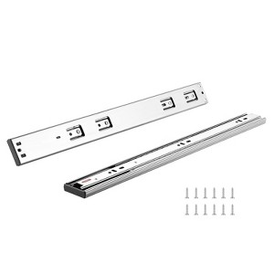 VEVOR 10 Pairs of 20 Inch Drawer Slides Side Mount Rails, Heavy Duty Full Extension Steel Track, 100 Lbs Load Capacity, Silver - 1 of 4