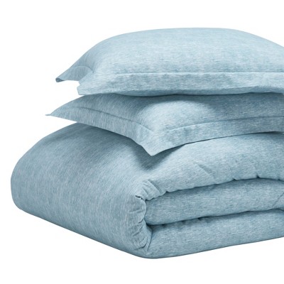 Flannel Cotton Two-Toned Duvet Cover Set by Blue Nile Mills