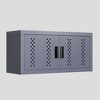 ORRD 11.81"H Gray Metal Wall-Mounted Cabinet: Door, Multi-Space Tool Storage - 4 of 4
