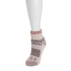 MUK LUKS Women's Heat Retainer Mini Crew Sock - 2 of 3