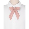 Elerevyo Women's Polka Dots Adjustable Neckwear Pre-tied Ribbon Bow Ties - 4 of 4
