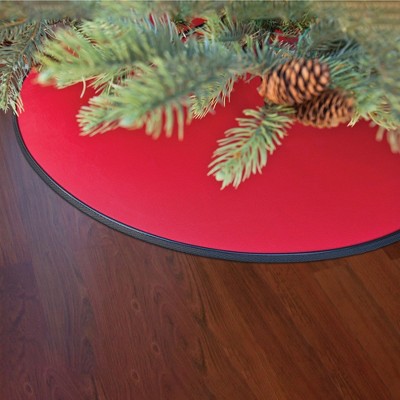 Red and Black Medium Premium Christmas Tree Mat