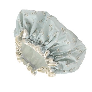 Unique Bargains Women Durable Waterproof Shower Cap 1 Pc - 1 of 3