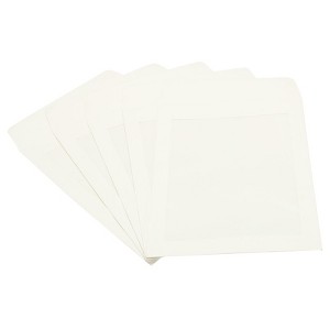 Unique Bargains Mailing Statement Photos Catalogs Full Face Window Clear Single Sided Envelopes - 1 of 4