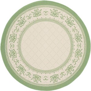 Courtyard CY0901 UV & Stain Resistant Non-Shedding Power Loomed Indoor/Outdoor Rugs - Safavieh - 1 of 4