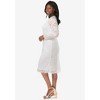 Jessica London Women's Plus Size Stretch Lace Shift Dress - 4 of 4