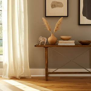 Sagebrook Home 8" Wooden Elephant Decor - Contemporary Rustic Brown Elephant Statue for Home or Office Decor - Decorative Animal Elephant Sculpture - 1 of 4