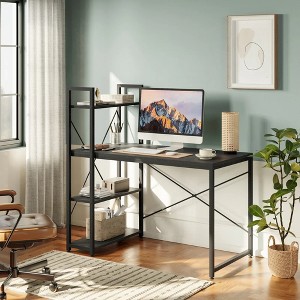 Bestier Small Computer Desk with Shelves for Home Office - 1 of 3