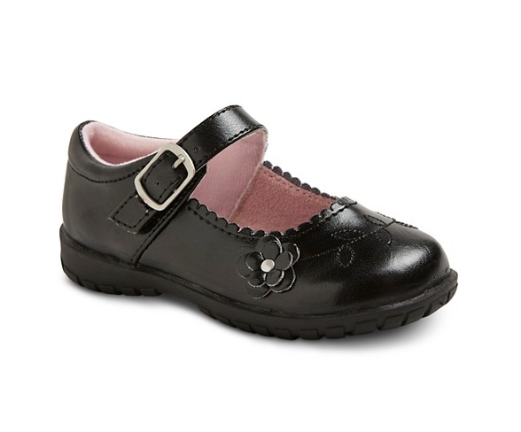 Toddler Girls' Allison Mary Jane Shoes - Black 5