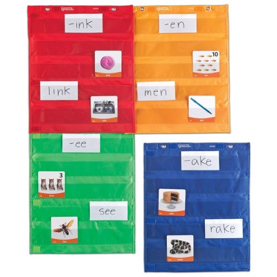 Learning Resources Magnetic Pocket Chart Squares, Classroom/Teacher Organizer, All Grades, Set of 4