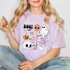Simply Sage Market Women's Boo Chart Short Sleeve Garment Dyed Tee - 2 of 4