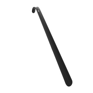 Unique Bargains Curved Hole Shoe Horn 20.47"x1.69" Black 1 Pc - 1 of 4