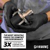 GLOVEWORKS Black Nitrile Gloves - Medium Duty, Industrial Grade - Great for Automotive Detailing, Food Service, Hospitality, and Household Cleaning - 3 of 4