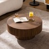 Coffee Table Modern with Pedestal Base and Waterproof Surface for Living Room 30.51in-3irtyhousy - 2 of 4