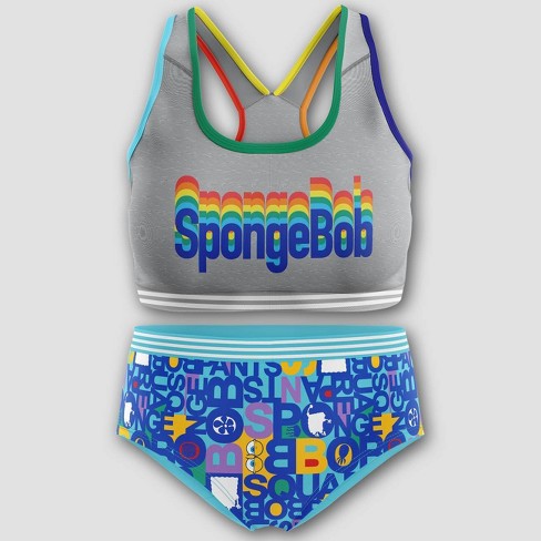 spongebob bra and panties