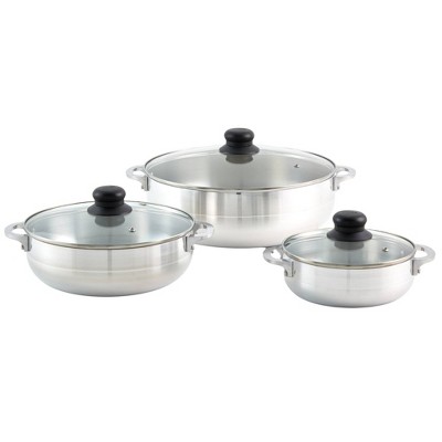 Imusa 3pc Traditional Caldero Set With Glass Lid : Target