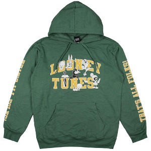 Warner Bros Men's Looney Tunes That's All Folks Adult Lightweight Hoodie - 1 of 4