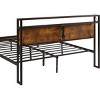 Streamdale King Size Platform Bed with USB, LED Lights, Storage - 2 of 4
