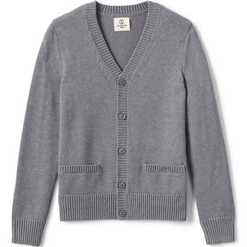 Button-Front Cardigan Sweater