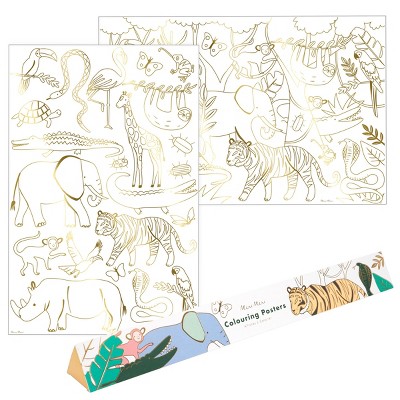 Meri Meri - Dinosaur Kingdom Coloring Posters