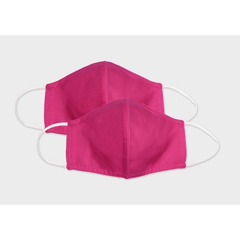 Adult 2pk Cloth Face Mask Pink S M Target