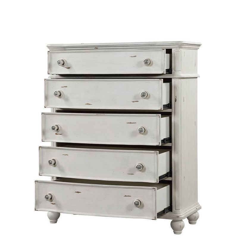 42&#34; Jaqueline Decorative Storage Drawer Antique White Finish - Acme Furniture, 5 of 9