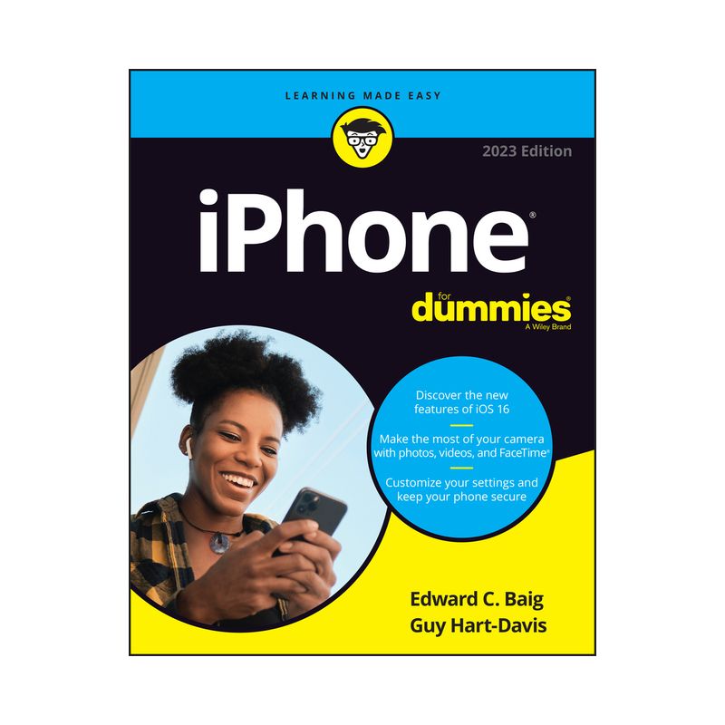 IPhone for Dummies - 14th Edition by  Edward C Baig & Guy Hart-Davis (Paperback), 1 of 2