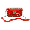 Disney Bag, Crossbody, Mickey Mouse Holiday Christmas Letter to Santa, Red, Vegan Leather - 4 of 4