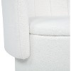 PAGED Modern Accent Chair 360 Degree Swivel Sofa Chair with Storage Space for Bedroom, Living Room - 3 of 4