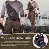 Tactical Shoulder Sling Bag Small Outdoor Chest Pack Backpack for Men Traveling, Sling Backpack - 3 of 4