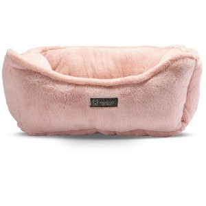 NANDOG Reversible Luxury Microplush Cloud Ultra Plush Dog & Cat Bed - Pink - 1 of 3
