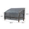 Summerset Shield Loveseat Glider Chair Cover Ultimate Protection for Your Outdoor Furniture Mercury - 2 of 4