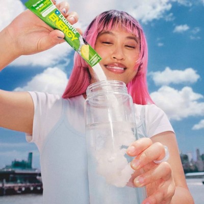 Liquid I.V. Sugar Free Energy Multiplier - Strawberry Kiwi - 3ct: Powdered Electrolyte Drinks, Caffeinated