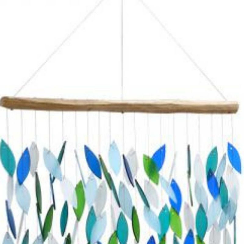 35.0 Inch Premiere Ocean Waterfall Chime Driftwood Yard Decor Music Bells And Wind Chimes, 3 of 4