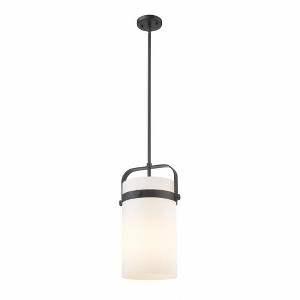 Pilaster - 1 Light Stem Hung Pendant In Industrial Style-17.13 Inches Tall and 9.38 Inches Wide - 1 of 1