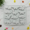 Unique Bargains Candy Making Moulds 12-Cavity Dinosaur Candy Mould Hand Wash 6.54"x5.79"x0.71" 1 Pc - 2 of 4