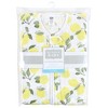 Hudson Baby Infant Girl Long Sleeve Muslin Sleeping Bag, Wearable Blanket, Sleep Sack, Lemons - 2 of 2