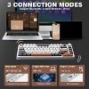YUNZII B75 PRO Wireless Mechanical Keyboard,75% Layout with Knob,Hot Swap Gasket Custom Structure,Creamy Pre-lubed Switches - 3 of 4