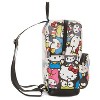 Hello Kitty Allover School Backpack - Hello Kitty, My Melody, Kuromi, Keroppi - Officially Licensed Hello Kitty School Bookbag - 3 of 4