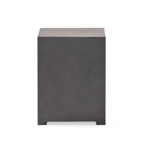 Square concrete deals side table