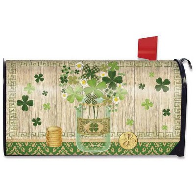 Briarwood Lane Lucky Clovers St. Patrick's Day Magnetic Mailbox Cover - Thumbnail 2
