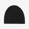 Infant Black Ribbed Swaddle Beanie Set - Posh Peanut - 4 of 4
