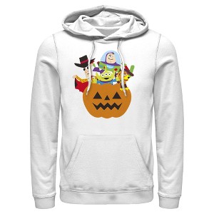 Men's Toy Story Halloween Toy Treats Pull Over Hoodie - 1 of 4