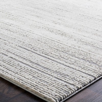 Emma 9'x12'4" Modern Gray Spot Wool-Synthetic Blend Rug