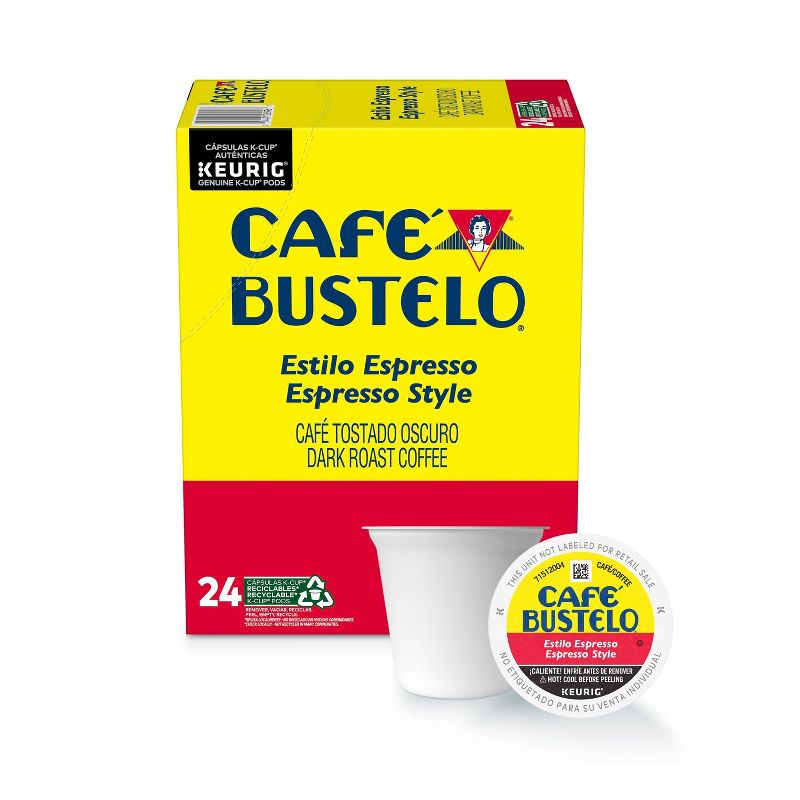 Cafe Bustelo Espresso Dark Roast Coffee  Pods, 3 of 10